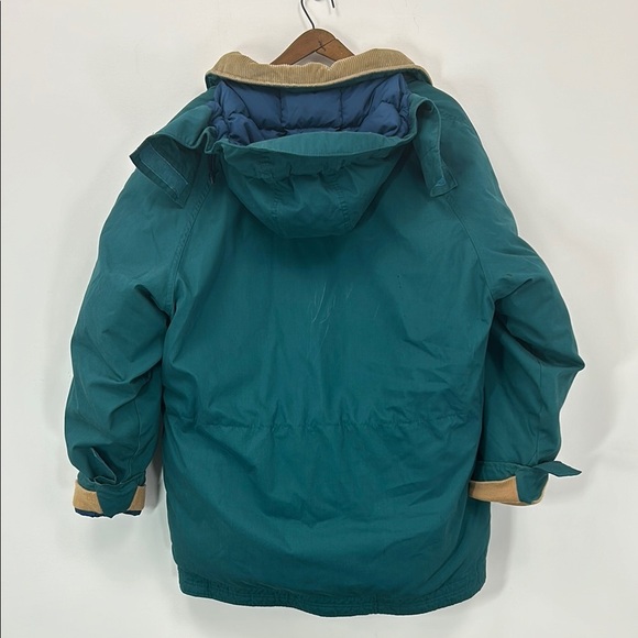 Vintage L.L. Bean Jacket Down Filled Winter Pockets Hood Outdoor Snow Coat Warm - Picture 2 of 15